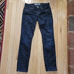 Joe's Jeans Womens 26 Straight Leg Dark Wash Slim Stretch 5 Pocket